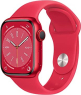 Apple Watch Series 8 (GPS + cellular) 41mm aluminium (PRODUCT)RED with sport wristlet (PRODUCT)RED