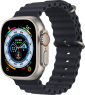 Apple Watch Ultra with Ocean Wristlet midnight 