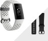 Fitbit Charge 3 Special Edition activity tracker frostweiß/aluminium/graphitblau
