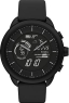 Fossil Gen 6 hybrid Smartwatch Wellness Edition Black Silicone