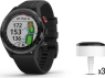 Garmin Approach S62 and CT10 Bundle GPS-golf watch black