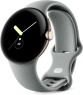 Google pixel Watch (Wi-Fi) Champagne Gold with sport wristlet Hazel