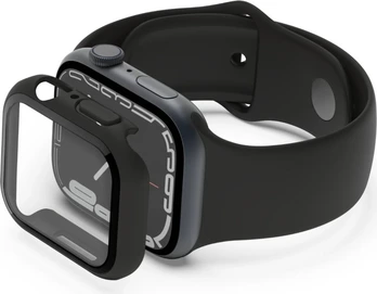 Belkin ScreenForce antimicrobial TemperedCurve 2-in-1-display protection with protection rim для Эпл Вотч (40mm/41mm) черный