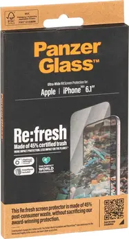 PanzerGlass Re:Fresh ultra wide Fit with EasyAligner для Apple iPhone 15