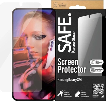 PanzerGlass Safe Screen Protector Ультра wide Fit with EasyAligner для Самсунг Галакси S24