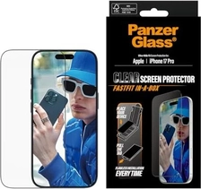 PanzerGlass Screen Protector ultra wide Fit w. Fastfit In-A-Box для Apple iPhone 17 Pro