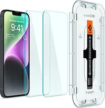 Spigen glass.tR EZ Fit sensor Protection Screen Protector для Apple iPhone 14 Plus, 2-pack