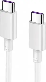4smarts 5A Schnellladekabel USB-C to USB-C 1m white