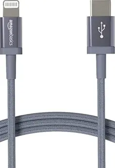 AmazonBasics USB-C-on-Lightning cable 1.82m grey