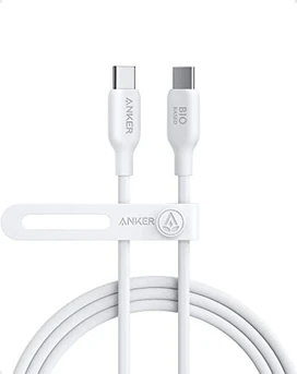 Anker 543 USB-C to USB-C кабель (bio-Based) 1.8m white