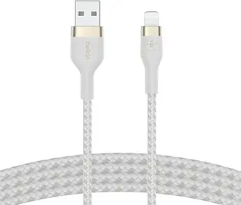 Belkin BoostCharge Pro Flex USB-A/Lightning cable 1.0m white