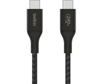 Belkin BoostCharge USB-C/USB-C 240W cable 1.0m black