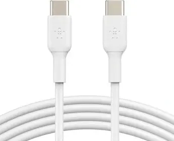 Belkin BoostCharge USB-C to USB-C cable with strap 2.0m white