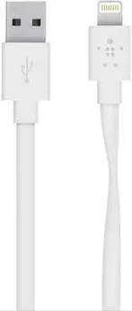 Belkin Lightning/USB adapter cable flat 1.2m white