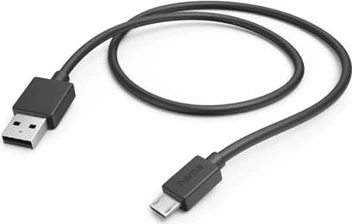 Hama кабель для зарядки USB-A/micro USB 1m black