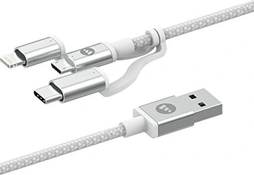 mophie USB-A/Lightning кабель 1.00m white