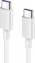 4smarts 5A Schnellladekabel USB-C to USB-C 1m white