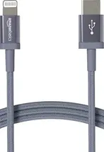 AmazonBasics USB-C-on-Lightning cable 1.82m grey