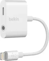 Belkin 3.5mm audio + Charge RockStar adapter cable 0.15m white