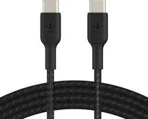 Belkin BoostCharge Braided USB-C to USB-C 1.0m black