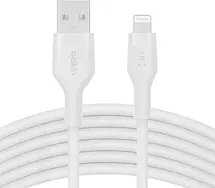 Belkin BoostCharge Flex USB-A/Lightning cable 3.0m white