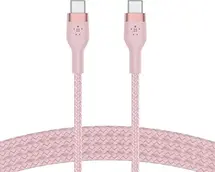 Belkin BoostCharge Pro Flex USB-C/USB-C cable 1.0m pink