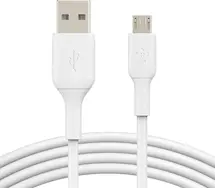 Belkin BoostCharge USB-A to micro USB 1.0m white