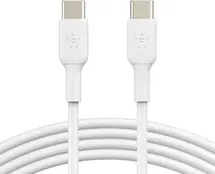 Belkin BoostCharge USB-C to USB-C cable with strap 2.0m white