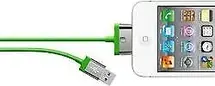 Belkin USB/30-Pin-charging cable green
