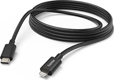Hama кабель для зарядки USB-C/Lightning 3m black
