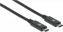 Manhattan USB 3.2 Gen 2 type-C cable 1.0m black