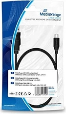 MediaRange charging and data кабель USB 2.0 on Micro USB 2.0 B plug 1.2m black