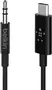 Belkin 3.5mm audio cable with USB-C-plug 1.8m black