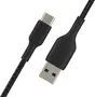 Belkin BoostCharge Braided USB-C to USB-A 2.0m black