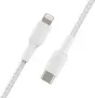 Belkin BoostCharge Braided USB-C to Lightning cable 2.0m white