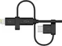 Belkin Universalkabel USB-A/USB-C/micro USB/Lightning 1.20m black