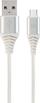 Gembird Premium cotton Braided Type-C USB Charging And Data кабель 2.0m white