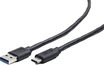 Gembird USB 3.0 AM to Type-C кабель (AM/CM) 0.5m black
