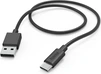 Hama кабель для зарядки USB-A/USB-C 1m black