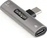 StarTech USB-C audio- & charging adapter black
