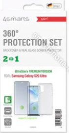 4smarts 360° Premium Protection set UltraSonix for Samsung Galaxy S20 Ultra black 