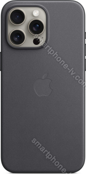 Apple Feingewebe case with MagSafe for iPhone 15 Pro Max black 