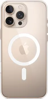 Apple clear case with MagSafe for iPhone 16 Pro Max transparent