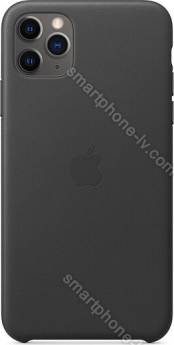 Apple iPhone 11 Pro Max Leather Case Black 