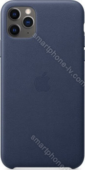 Apple iPhone 11 Pro Max Leather Case Midnight Blue 