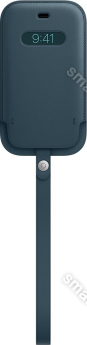 Apple iPhone 12 Mini Leather Sleeve with MagSafe Baltic Blue 