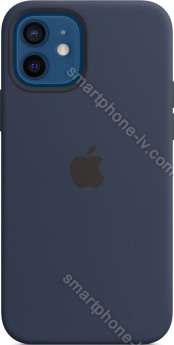 Apple iPhone 12/iPhone 12 Pro Silicone Case with MagSafe Deep Navy 