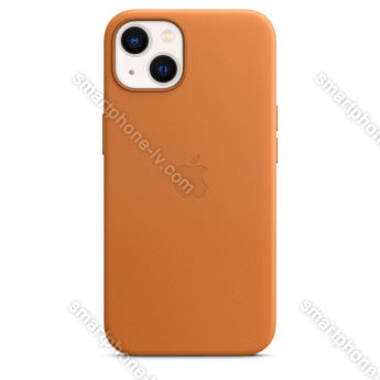 Apple iPhone 13 Leather Case with MagSafe Golden Brown 