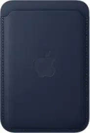 Apple iPhone Feingewebe wallet with MagSafe deep blue