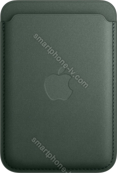 Apple iPhone Feingewebe wallet with MagSafe immergrün 